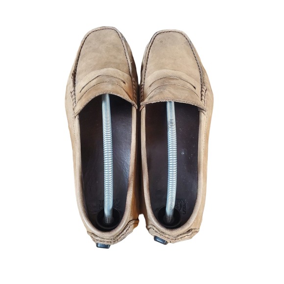 Saks Fifth Avenue Men's Suede Driving Moccasins. Beige. Size 12 - Picture 6 of 8